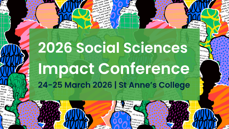 2026 social sciences impact conference A bright, multi-coloured collage of people's profiles