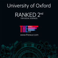 University of Oxford ranked 2nd for social sciences Times Higher Education